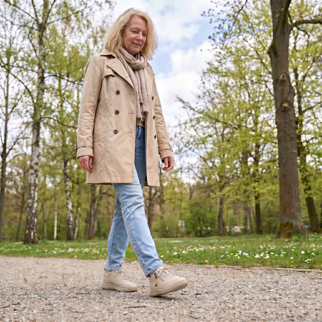 Mila – Zapatillas ortopédicas cómodas con cierre de cremallera