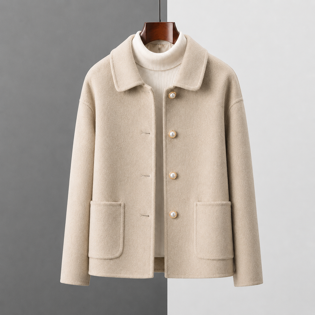 CLARA Chaqueta corta de cachemira