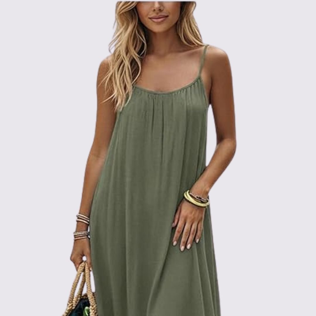 Sommerfeld | Elegante vestido de verano con espalda descubierta