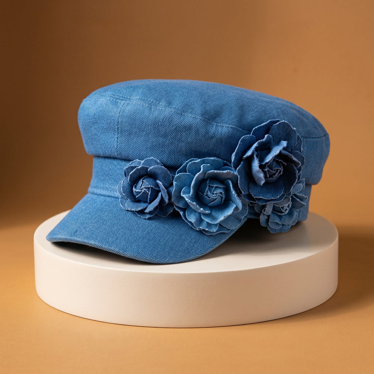 Nelisha - Gorra vaquera con motivos florales