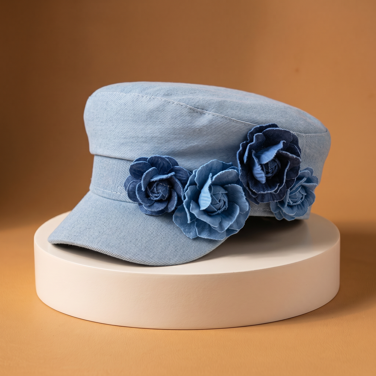Nelisha - Gorra vaquera con motivos florales