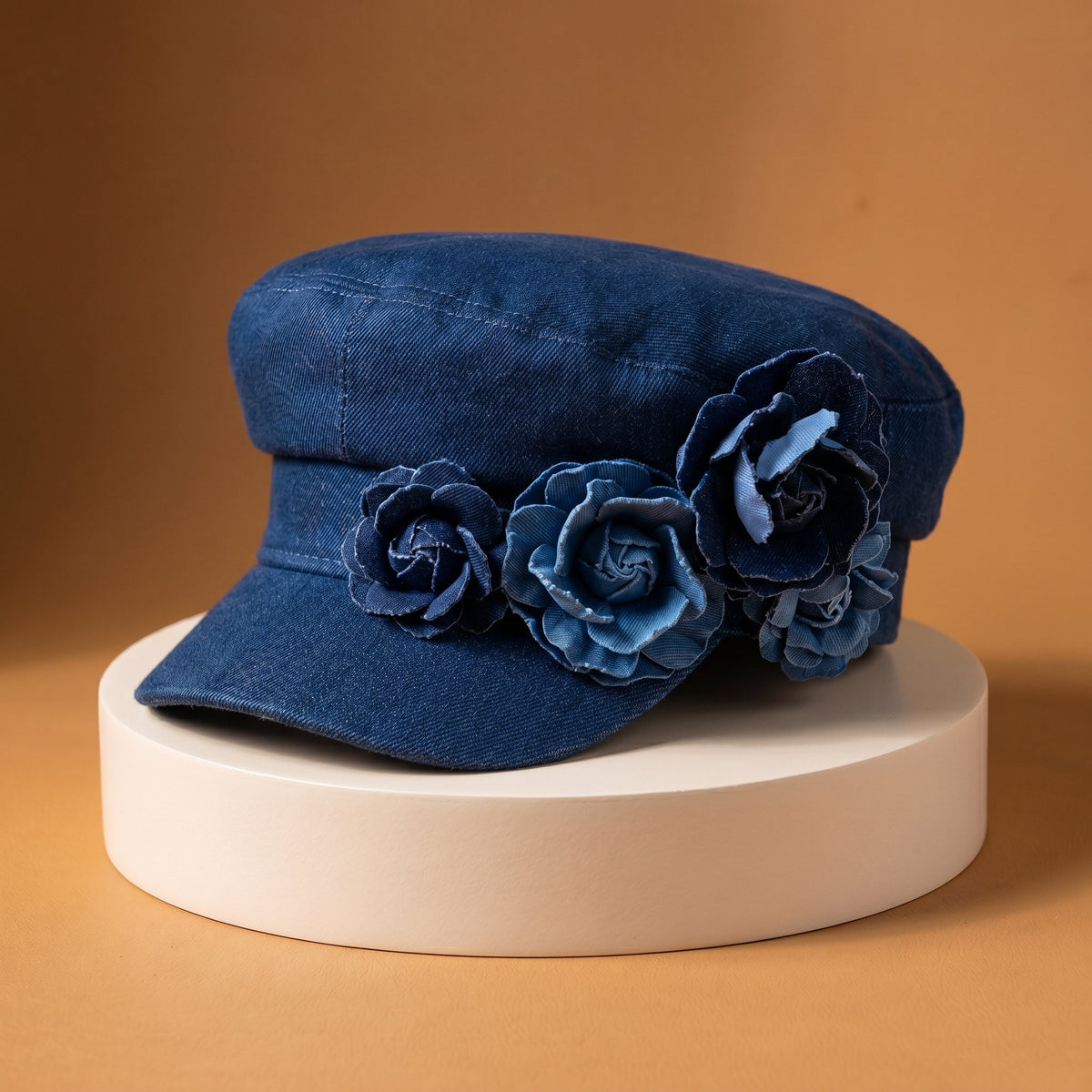 Nelisha - Gorra vaquera con motivos florales