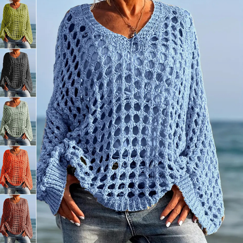 Top clásico de ganchillo de color liso: estilo atemporal que combina con todo