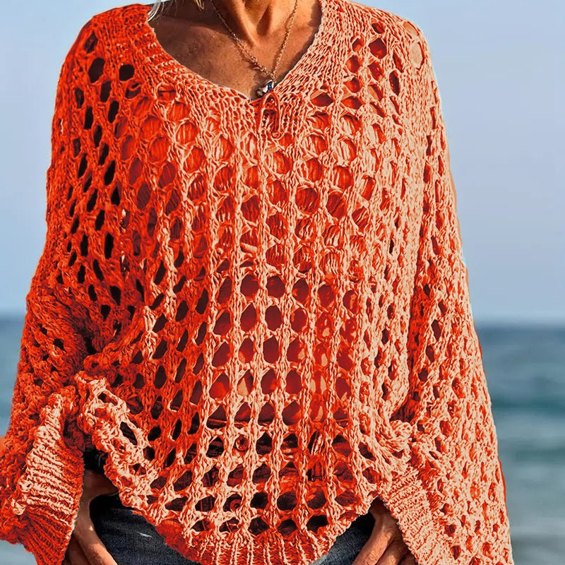Top clásico de ganchillo de color liso: estilo atemporal que combina con todo