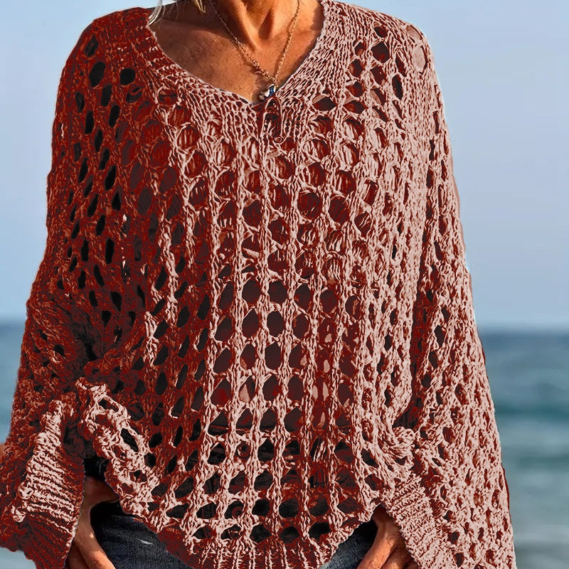 Top clásico de ganchillo de color liso: estilo atemporal que combina con todo