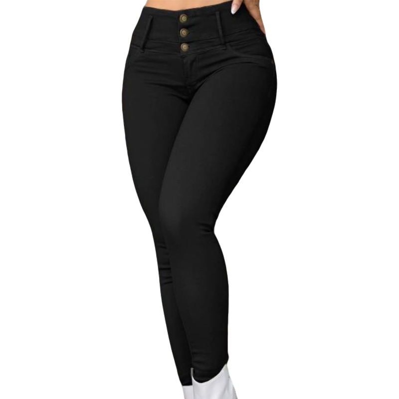 Vaqueros skinny de talle alto con elasticidad: favorecen tu figura y son cómodos todo el día