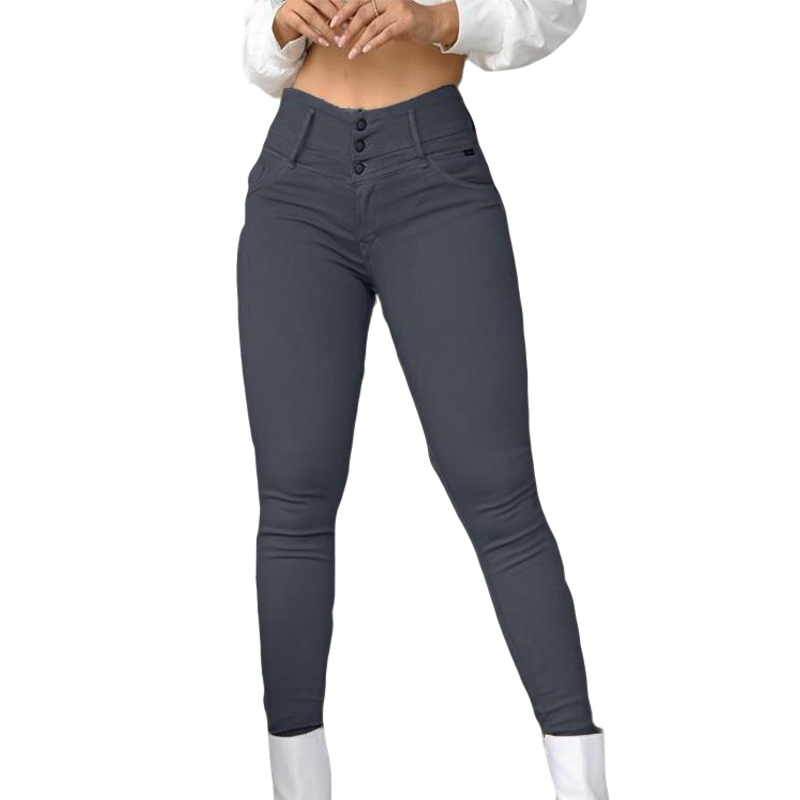 Vaqueros skinny de talle alto con elasticidad: favorecen tu figura y son cómodos todo el día