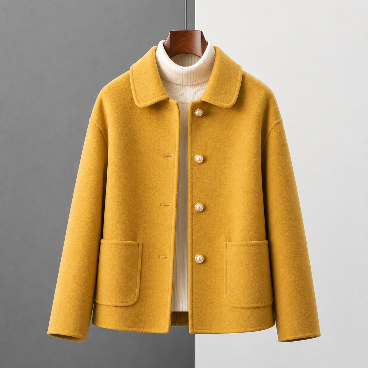 CLARA Chaqueta corta de cachemira