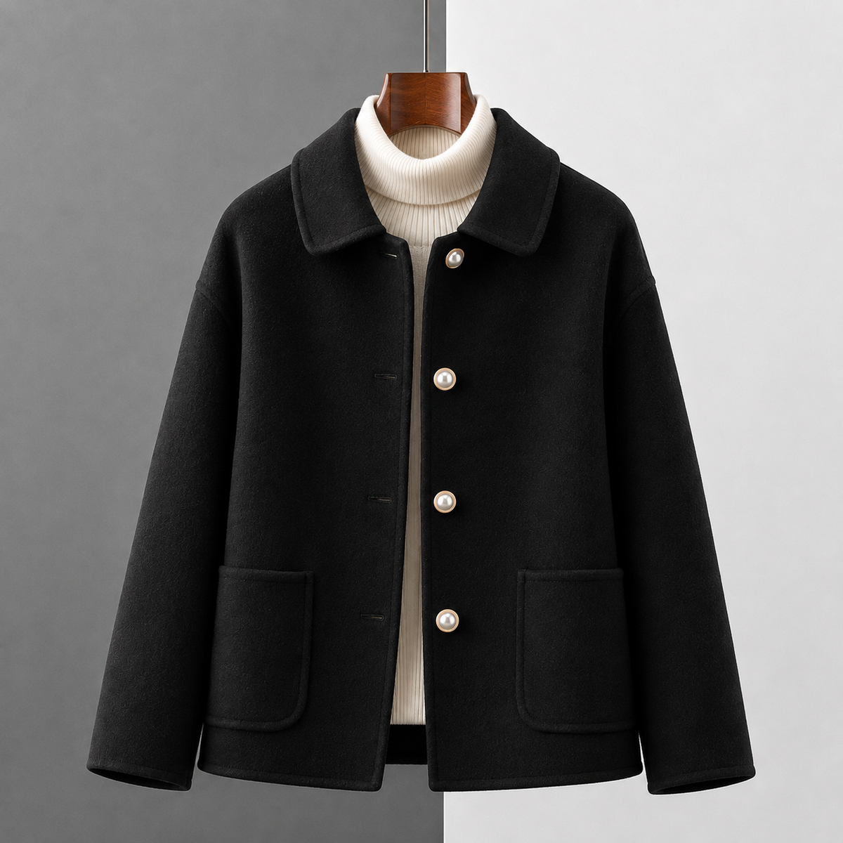 CLARA Chaqueta corta de cachemira