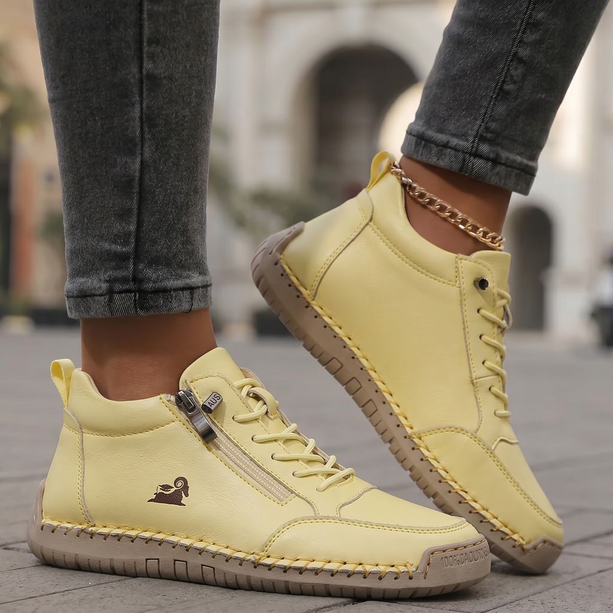 Mila – Zapatillas ortopédicas cómodas con cierre de cremallera